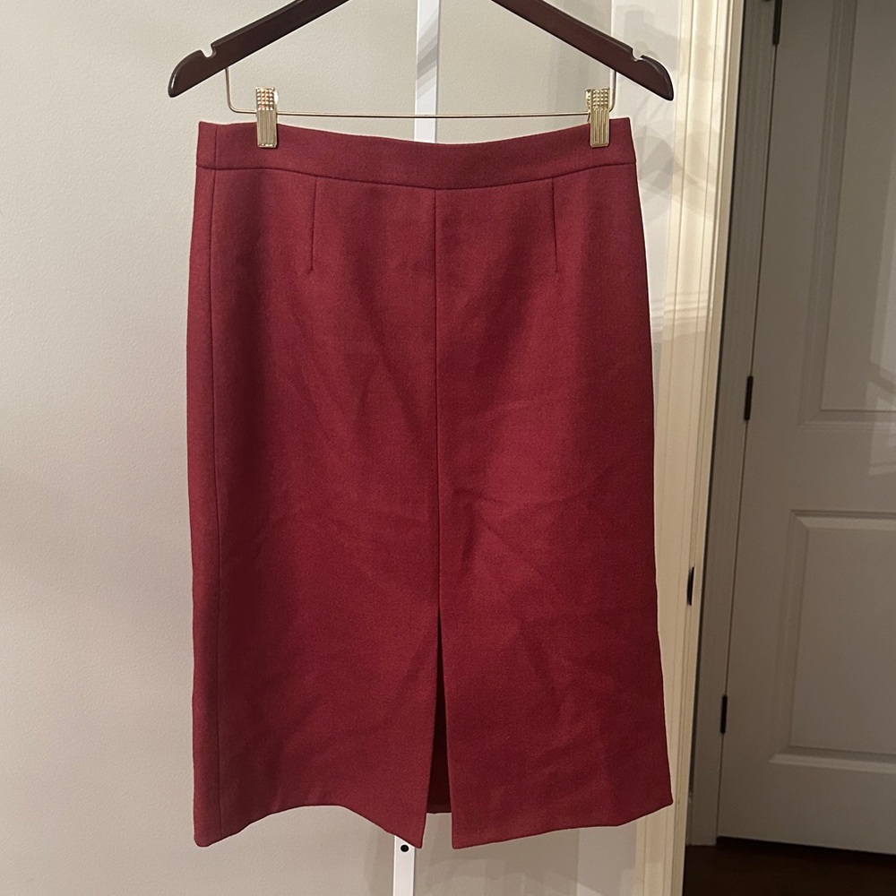 Jcrew Front Slit Skirt